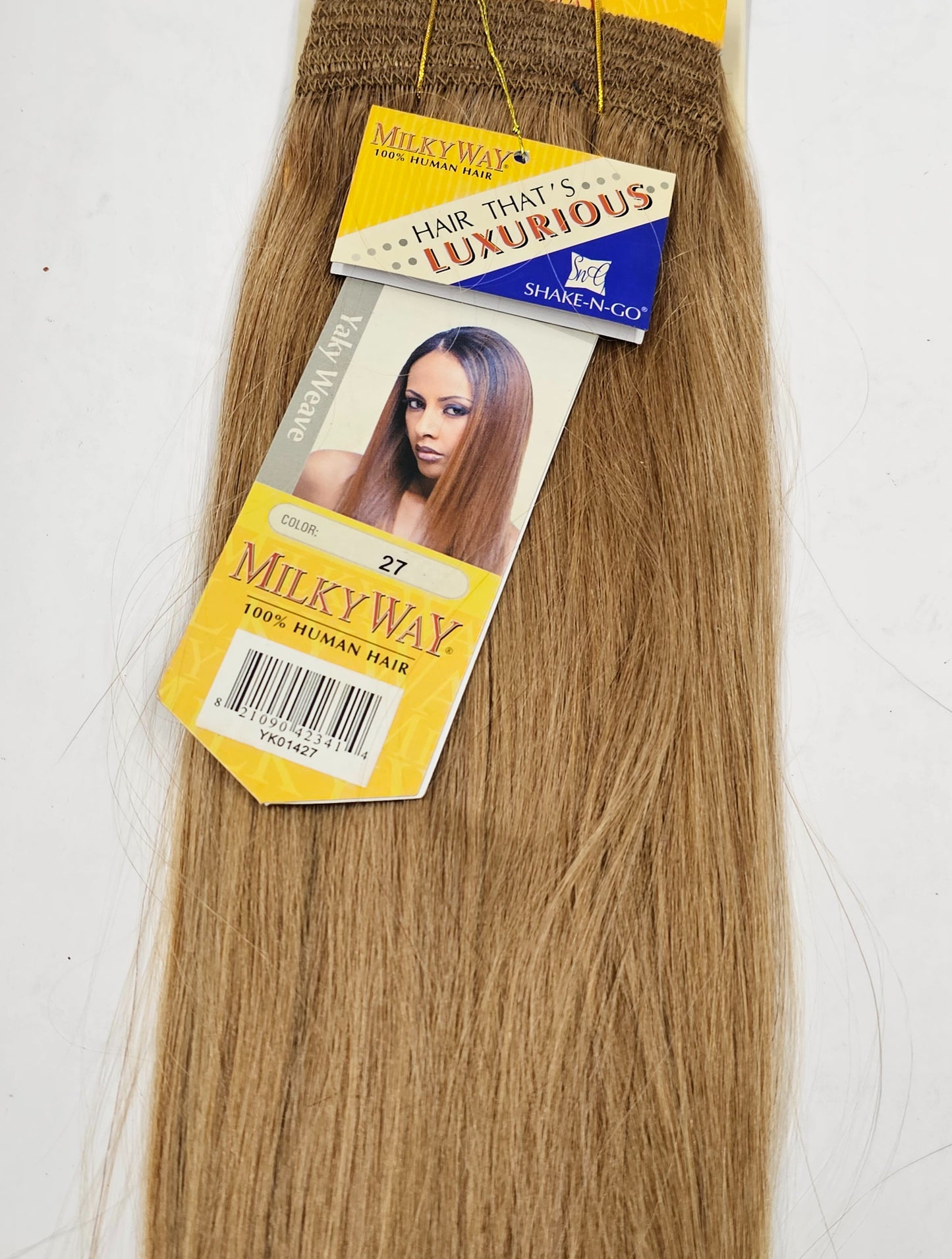 Human hair weave yaky straight for sew-in, wefts image 2