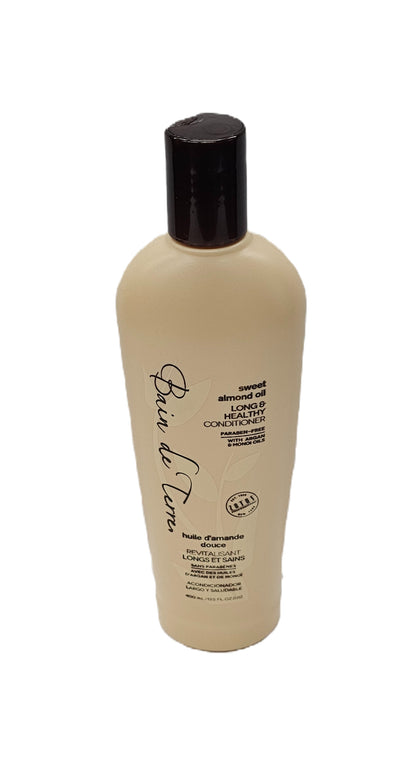 Bain de terre sweet almond oil long & healthy conditioner; paraben-free; 13.5 oz image 0