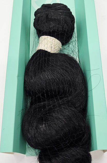 Human hair indi brazilian remi spring wave; curly sew-in weft. image 1
