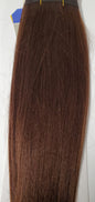 Human hair tangle free yaky weave; straight sew-in weft; Milky way image 2