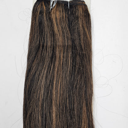 Indian remi wet and wavy loose wave sew-in wefts; straight and wavy style. image 3