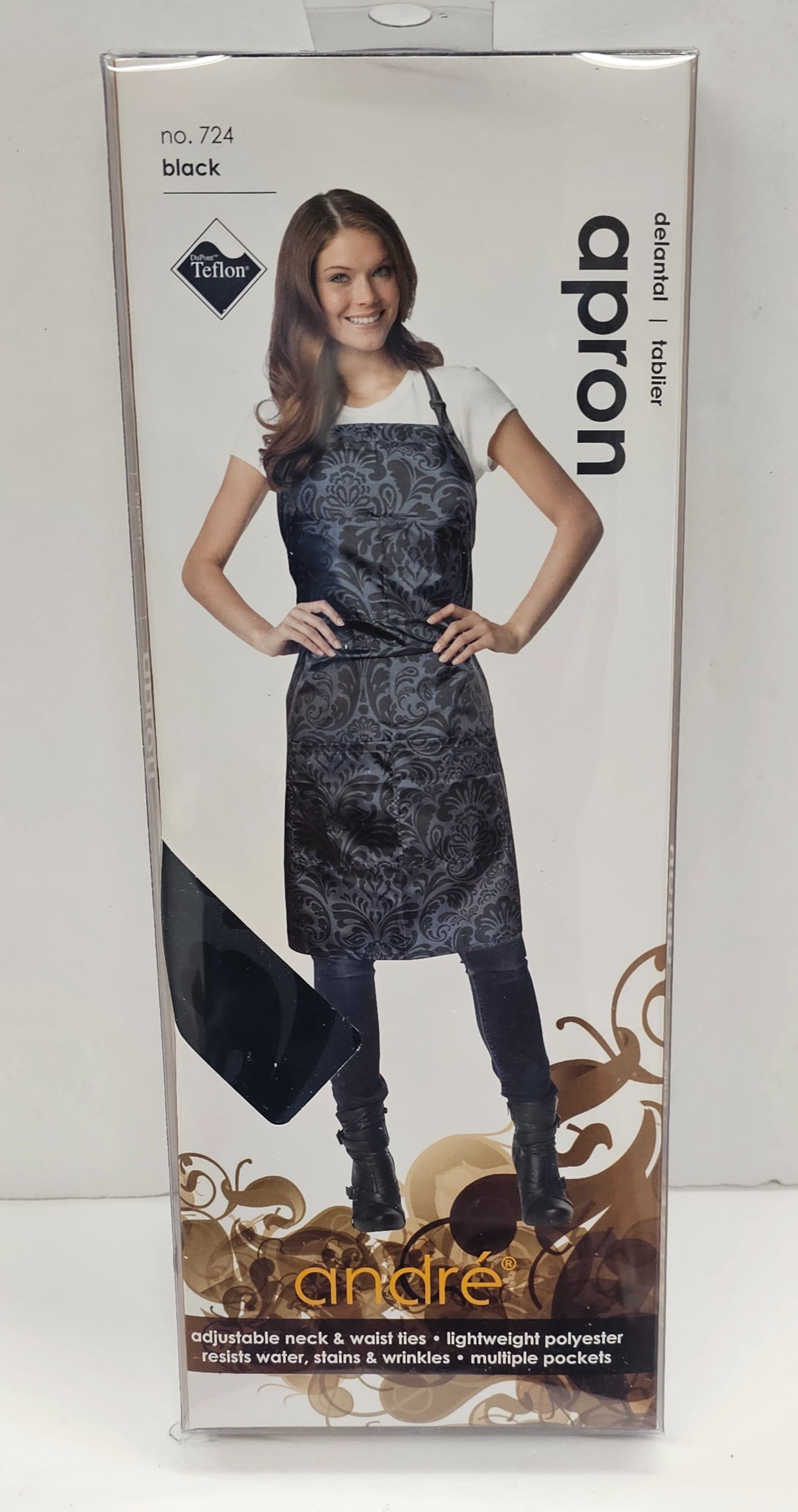 Andre stylist apron; black; no 724 image 2