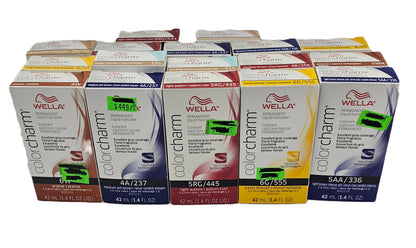 Lot of  96 packs Wella color charm permanent liquid hair color; 1.42fl.oz image 0