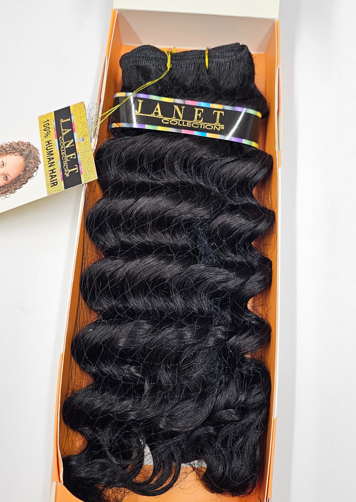 Curly human hair weave tangle-free for sew-in; new deep; wefts.. image 0