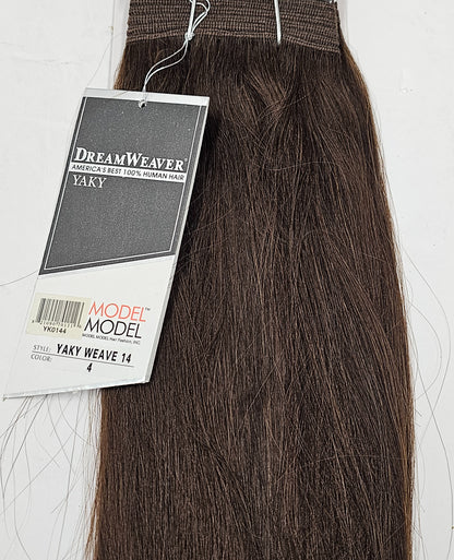 Tangle-free dreamweaver yaky weave for sew-in, weft, straight image 8