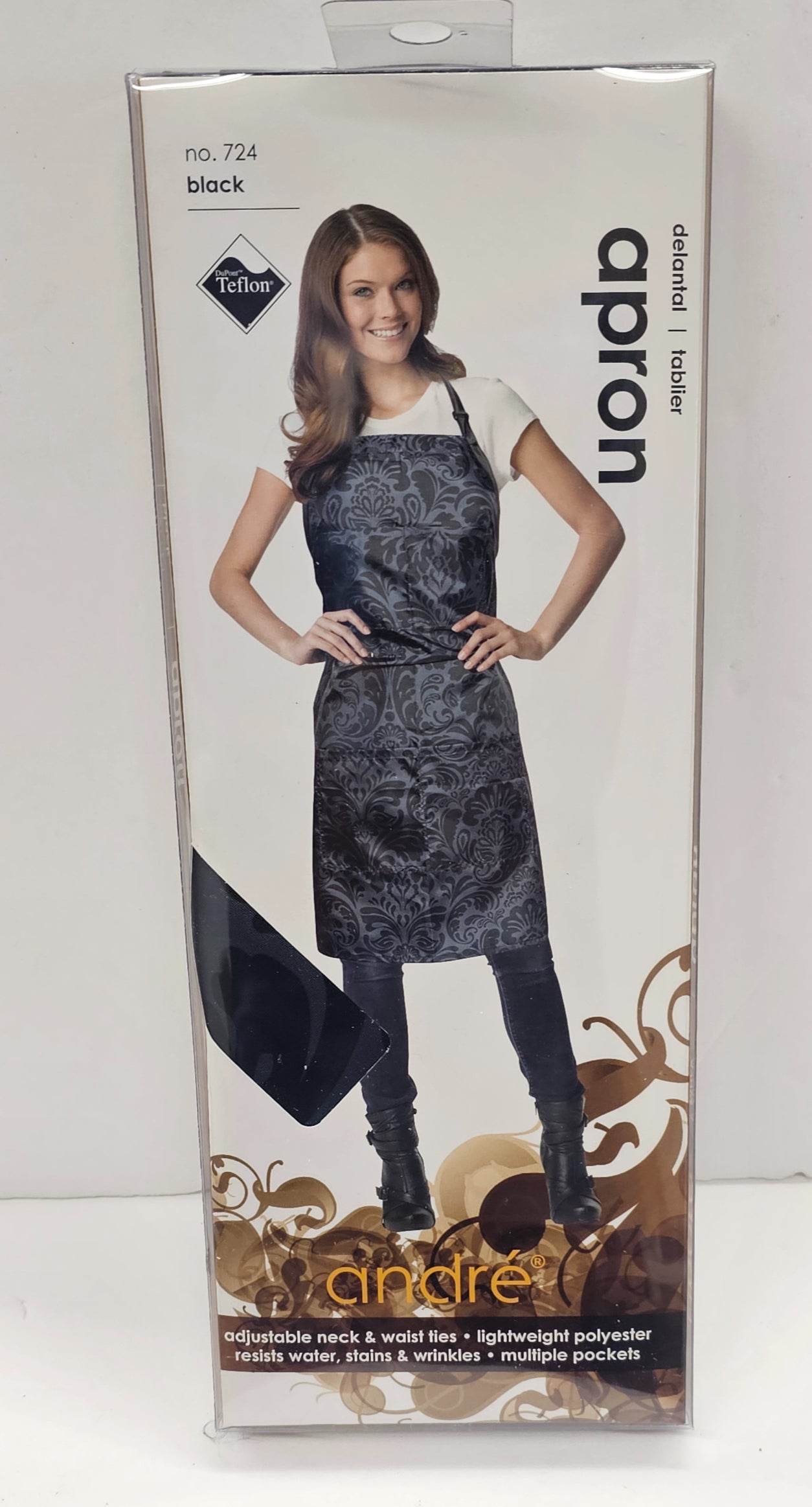 Andre stylist apron; black; no 724 image 1