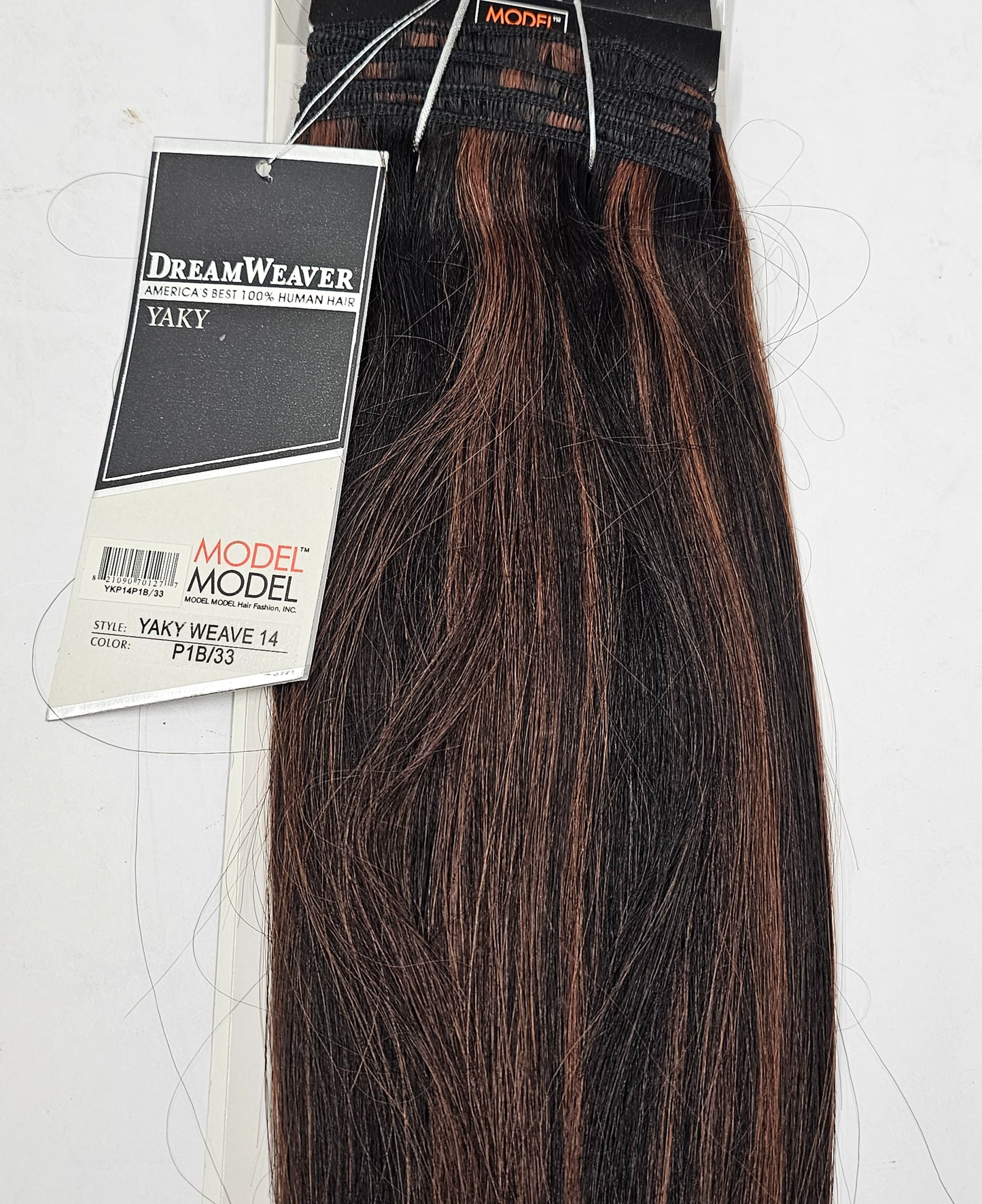 Tangle-free dreamweaver yaky weave for sew-in, weft, straight image 0
