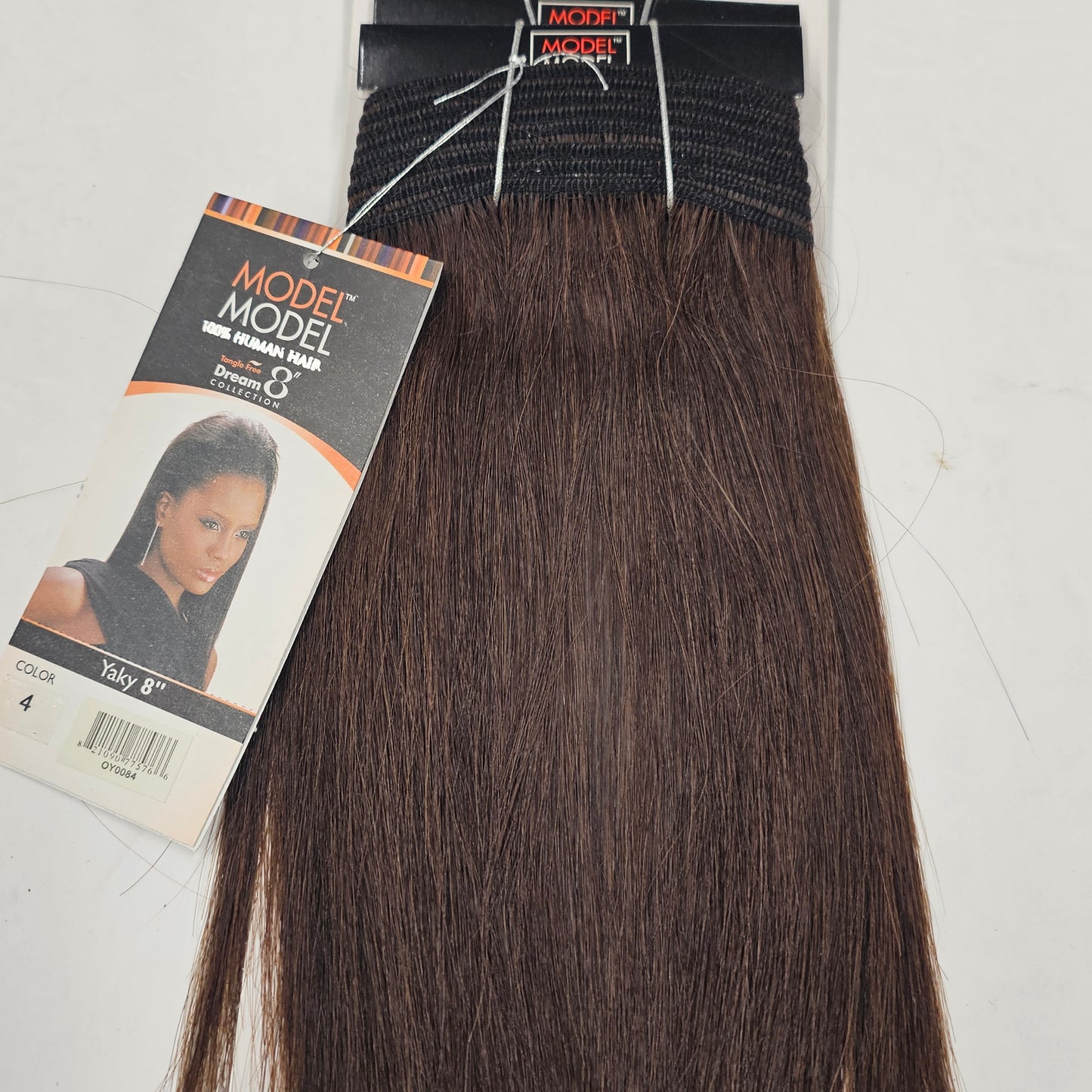 Tangle-free human hair yaky weave for sew-in, straight, wefts image 3
