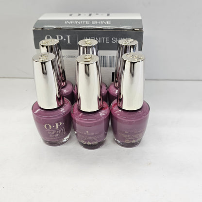 Set of 6 OPI infinite shine polish; one Heckla of a color; 0.5fl.oz image 0