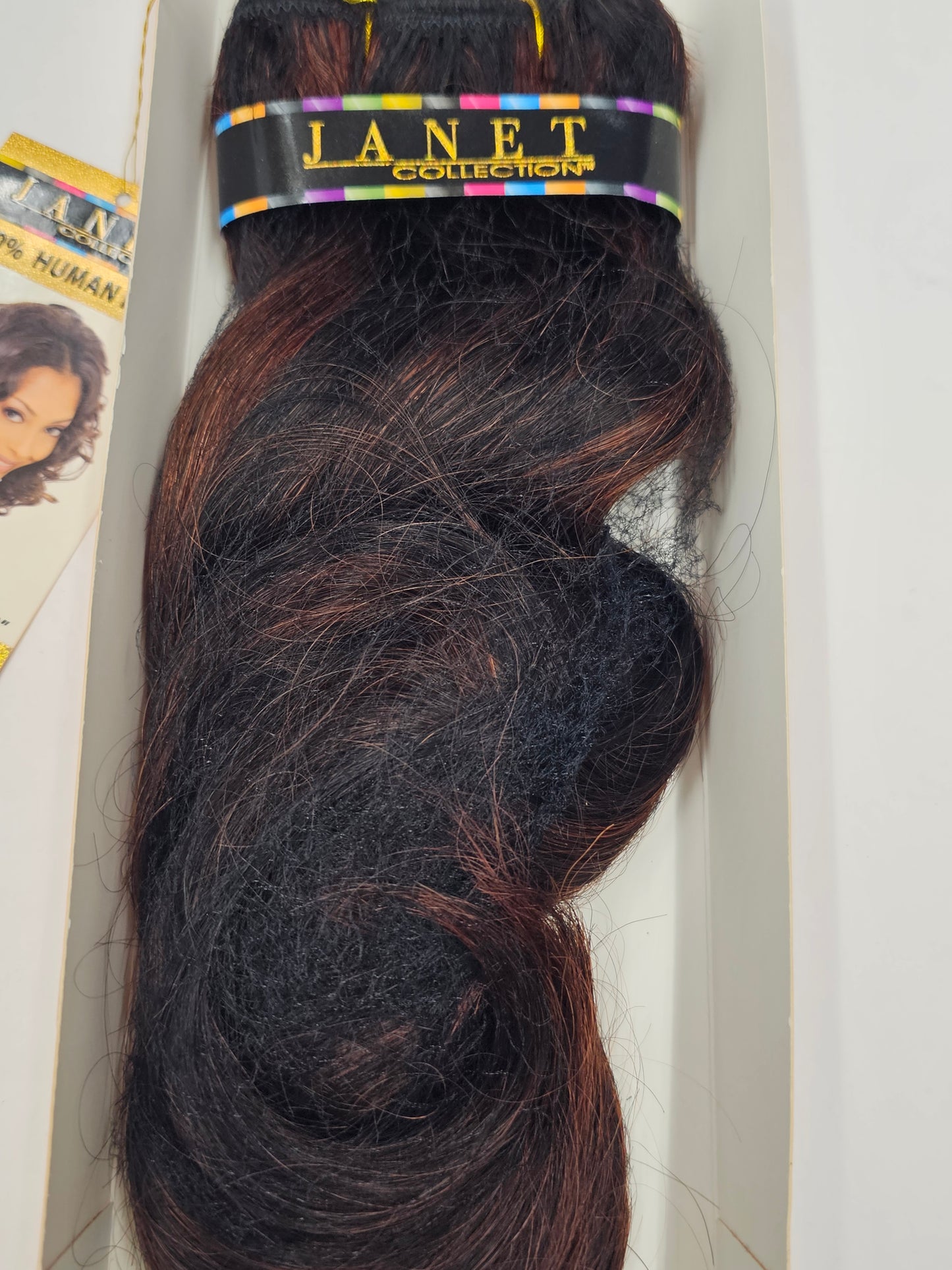 Curly human hair weave tangle-free for sew-in; French body and romance; wefts. image 1