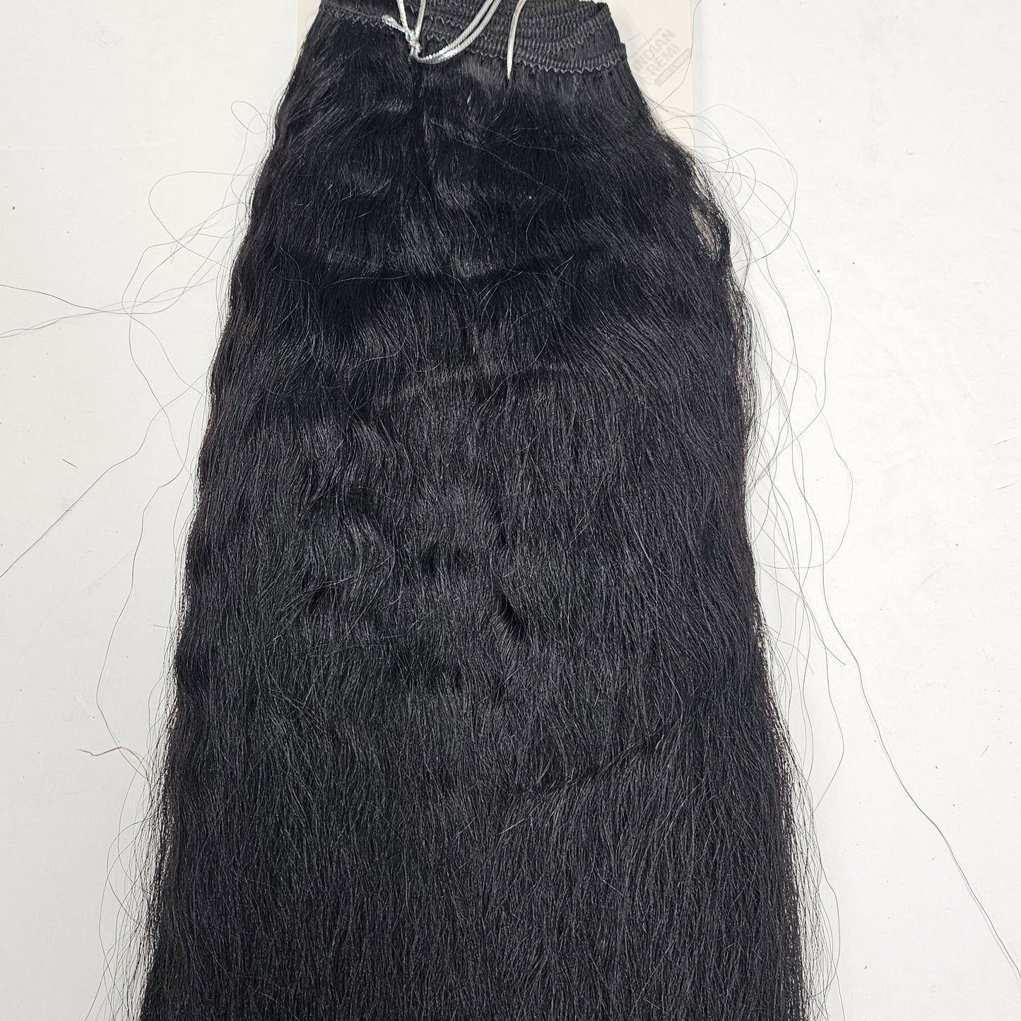 Indian remi Jerry curl wet and wavy sew-in wefts; straight and wavy style image 3