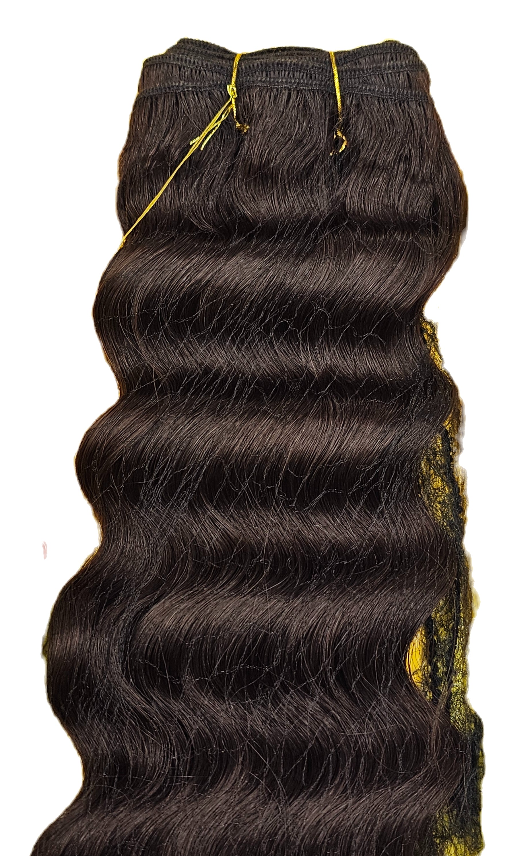 Goddess remi curly human hair weave tangle-free for sew-in; loose deep; wefts image 1