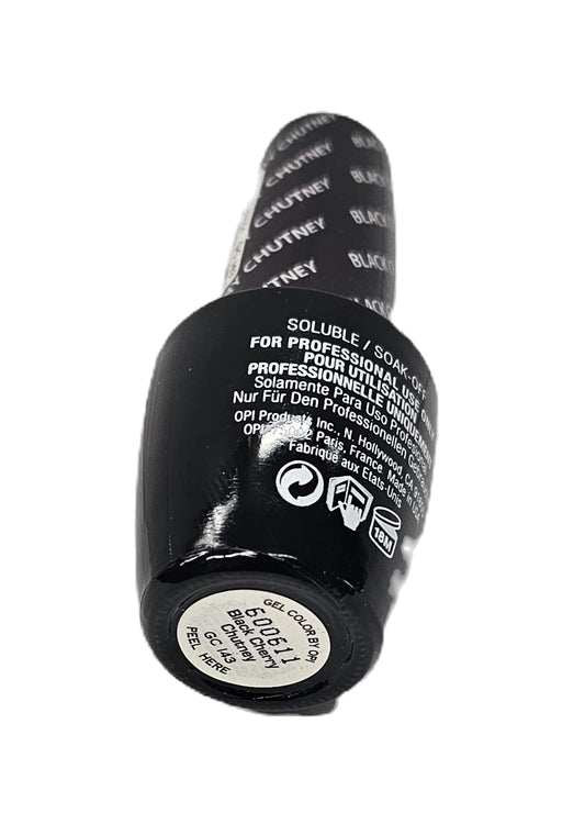 OPI GelColor, Black Cherry Chutney, 0.5 Fl Oz image 1