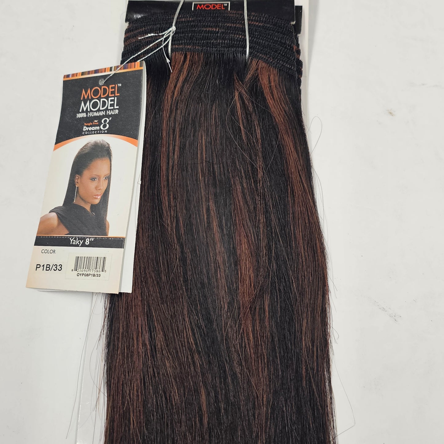 Tangle-free human hair yaky weave for sew-in, straight, wefts image 2