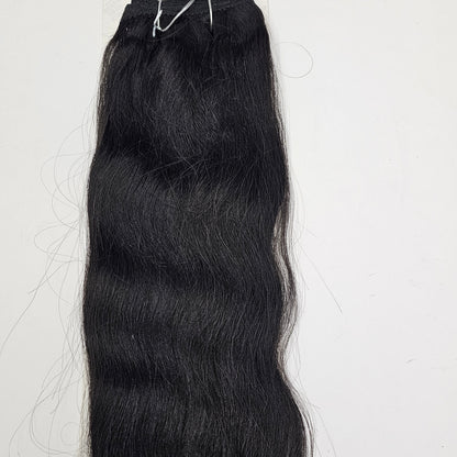 Indian remi ripple deep wet and wavy sew-in wefts; straight and wavy style image 7
