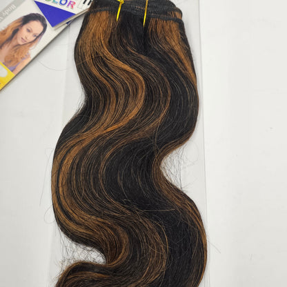 Human hair weave tangle-free body wave Milky way; curly sew-in weft. image 0