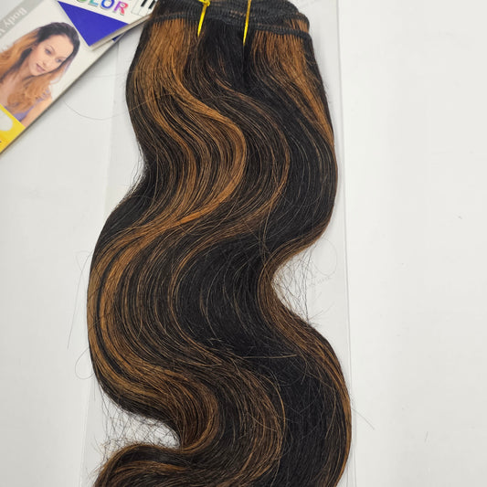 Human hair weave tangle-free body wave Milky way; curly sew-in weft. image 0