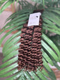Deep wave human hair bulk for braids styling.