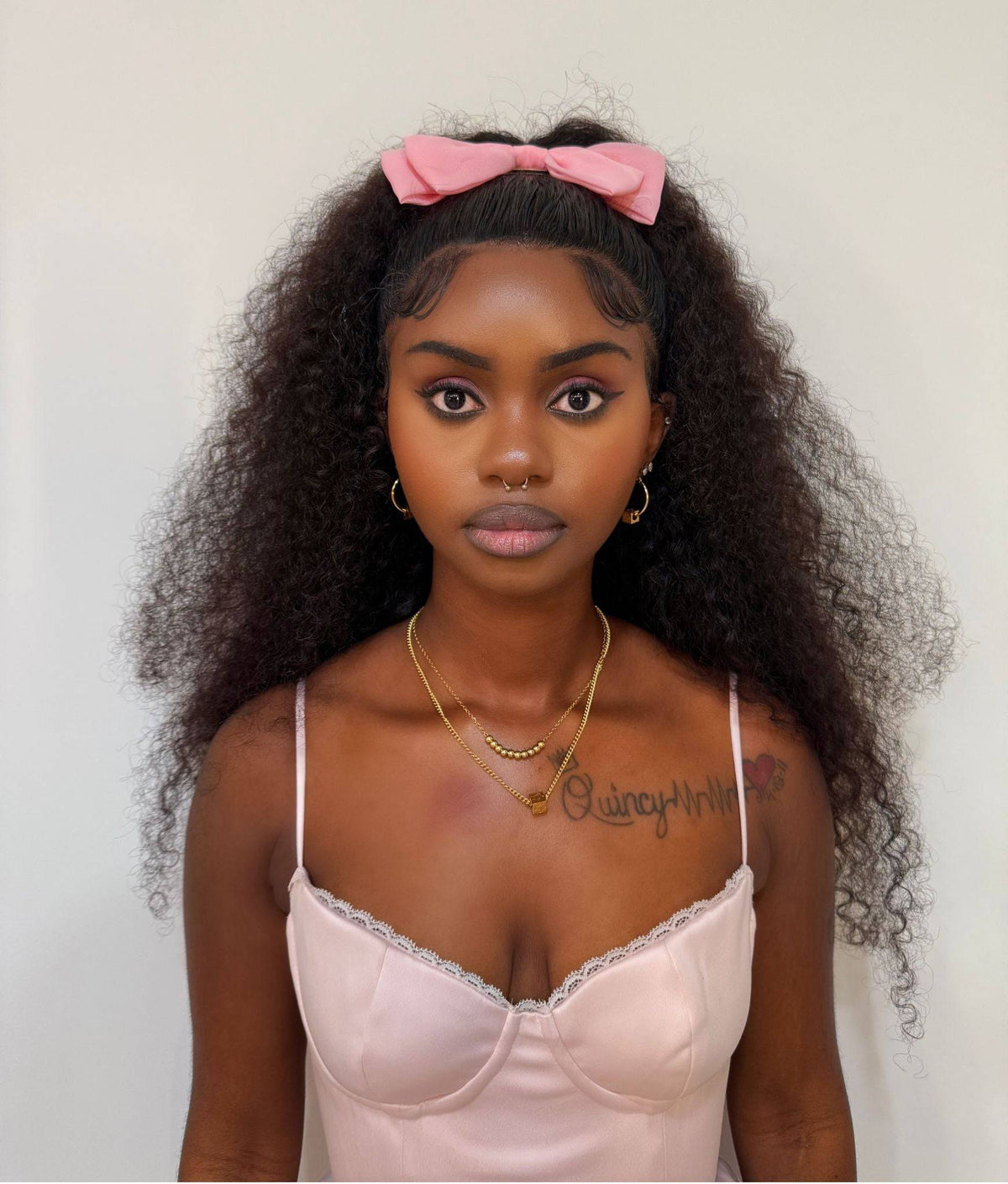 Deep wave virgin human hair wig - curly