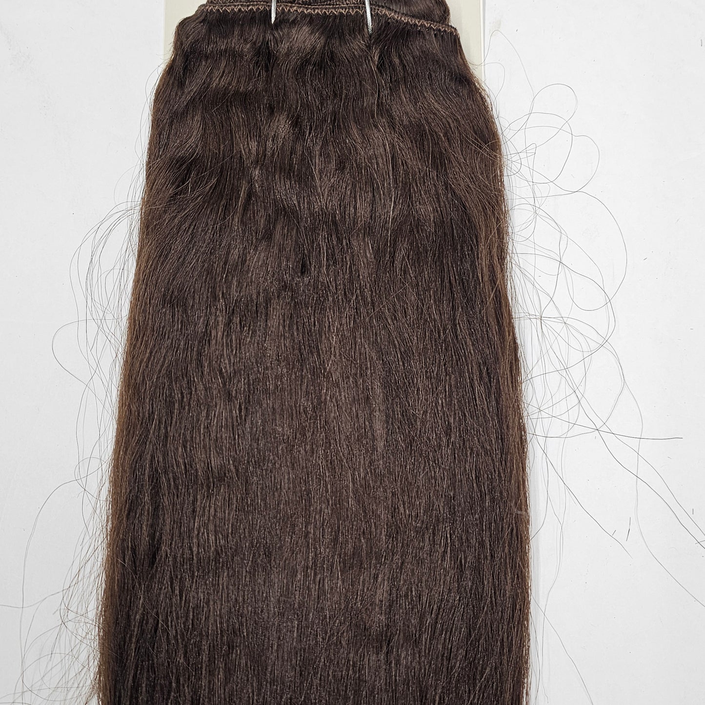 Indian remi wet and wavy loose wave sew-in wefts; straight and wavy style. image 5