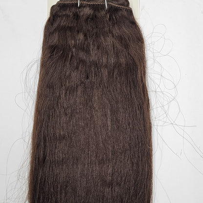 Indian remi wet and wavy loose wave sew-in wefts; straight and wavy style. image 5