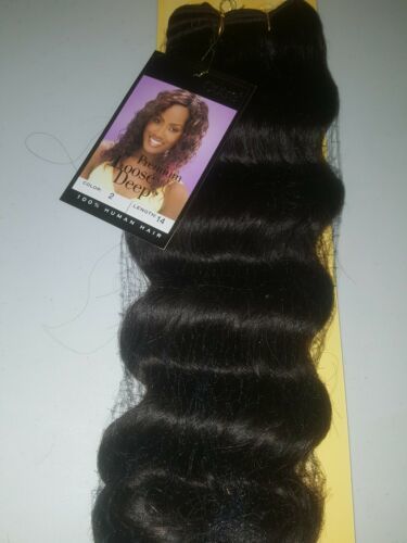 100% HUMAN HAIR WEAVE TANGLE FREE;LOOSE DEEP;CURLY; OUTRE PREMIUM;SEW-IN;WOMEN image 1