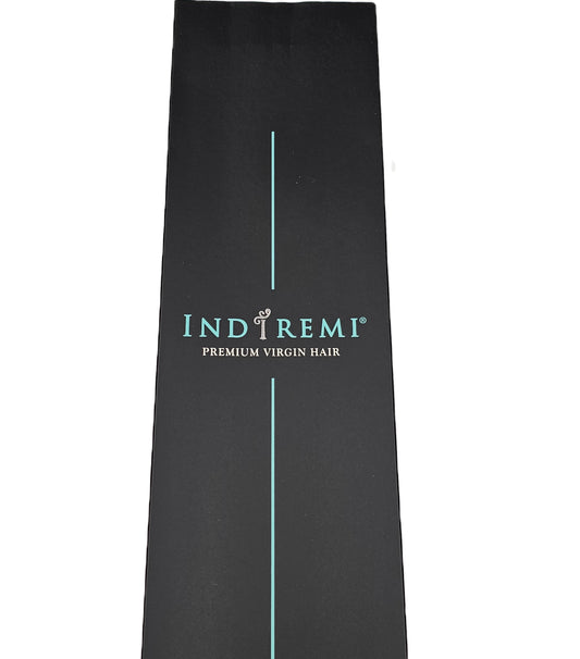 Indi remi premium virgin hair natural yaky weave; straight sew-in weft image 1