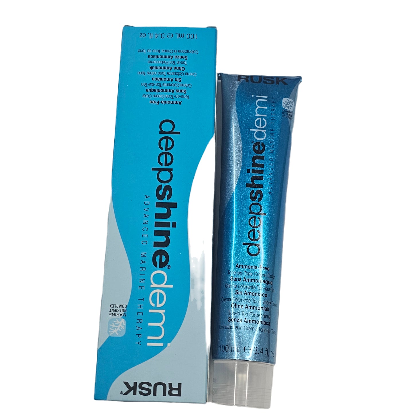 Rusk deepshine demi; ammonia-free; advanced marine therapy; 3.4fl.oz image 3