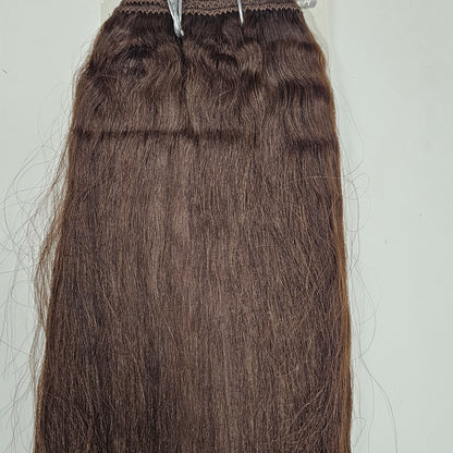 Indian remi Jerry curl wet and wavy sew-in wefts; straight and wavy style image 1