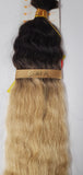 Human hair French refined super bulk tangle-free wet and wavy for braiding. image 0