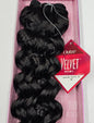 Outre velvet remi human hair weave divine wave; curly sew-in weft. image 2
