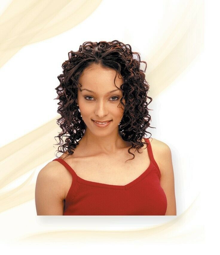 Human hair deep wave weave tangle-free; curly sew-in weft. image 0