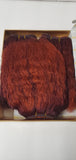 human hair tangle-free ultra natural weave wavy 3pcs  8 inch sew-in weft. image 0