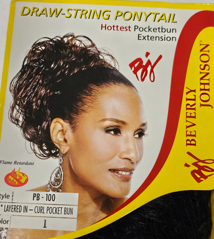 24 packs of Mix ponytails styles; clip in and drawstring image 3