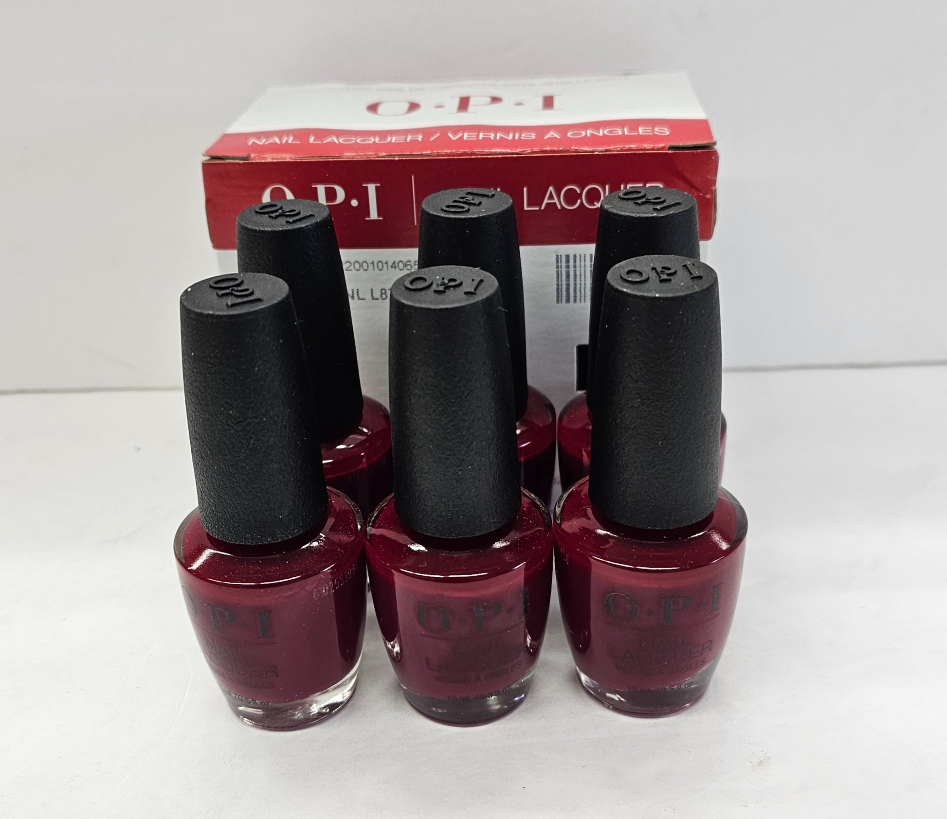Set of 6 OPI Nail Lacquer, Malaga Wine, Nail Polish, 0.5 fl oz image 2
