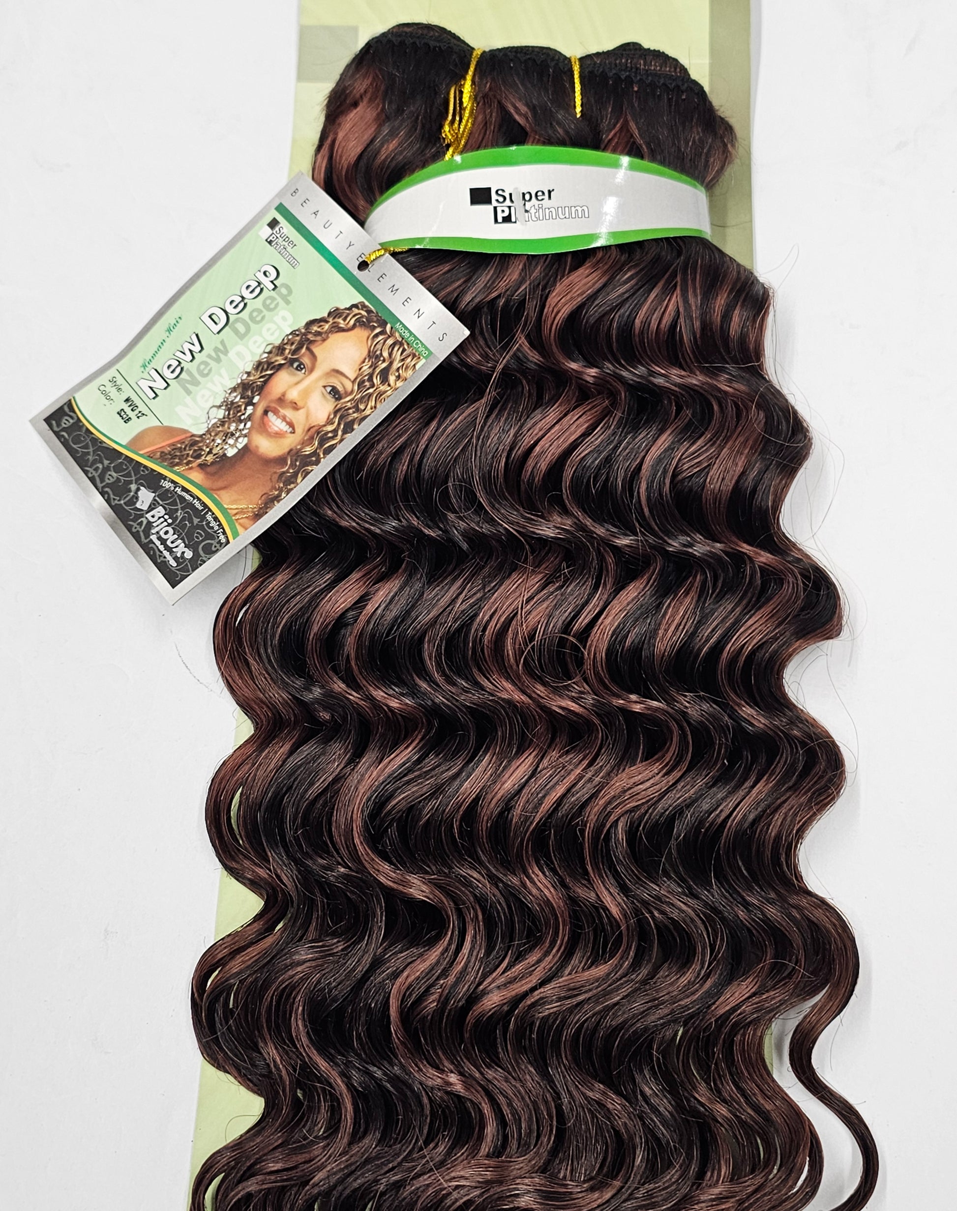 Curly human hair tangle-free new deep weave for sew-in; wefts. image 13
