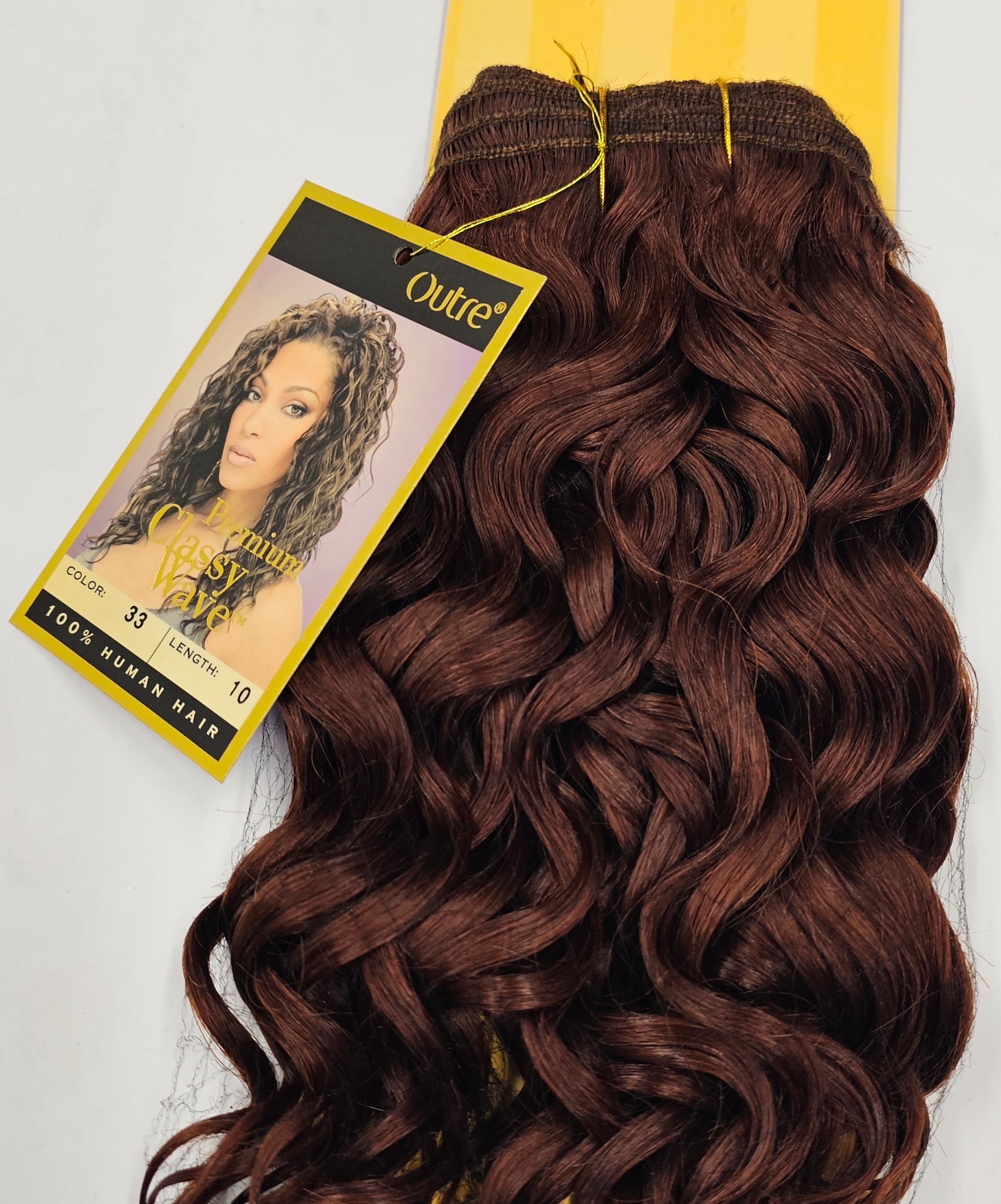 Human hair tangle -free premium classy wave; curly sew-in weft; Outre image 7