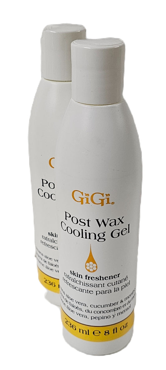 Set of 2 GiGi post wax cooling gel; skin freshener; 8fl.oz x 2; for unisex. image 0