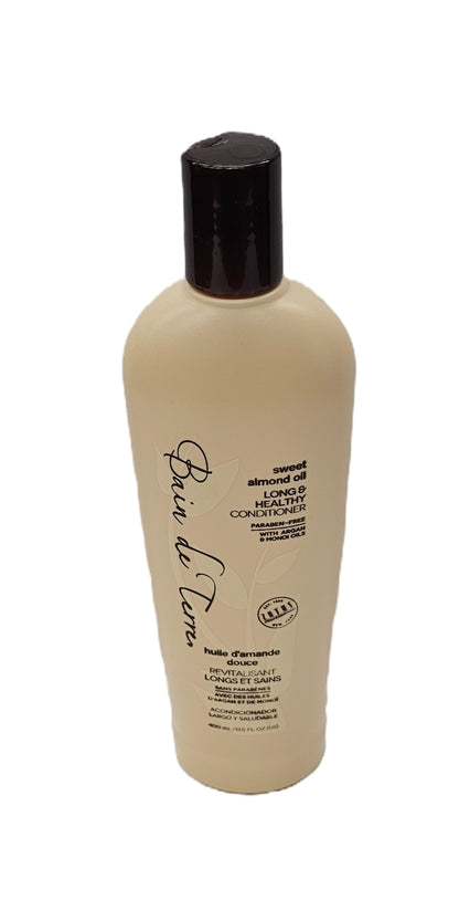 Bain de terre sweet almond oil long & healthy conditioner; paraben-free; 13.5 oz image 1