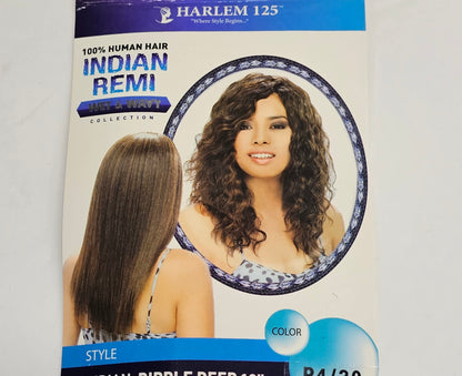 Indian remi ripple deep wet and wavy sew-in wefts; straight and wavy style image 0
