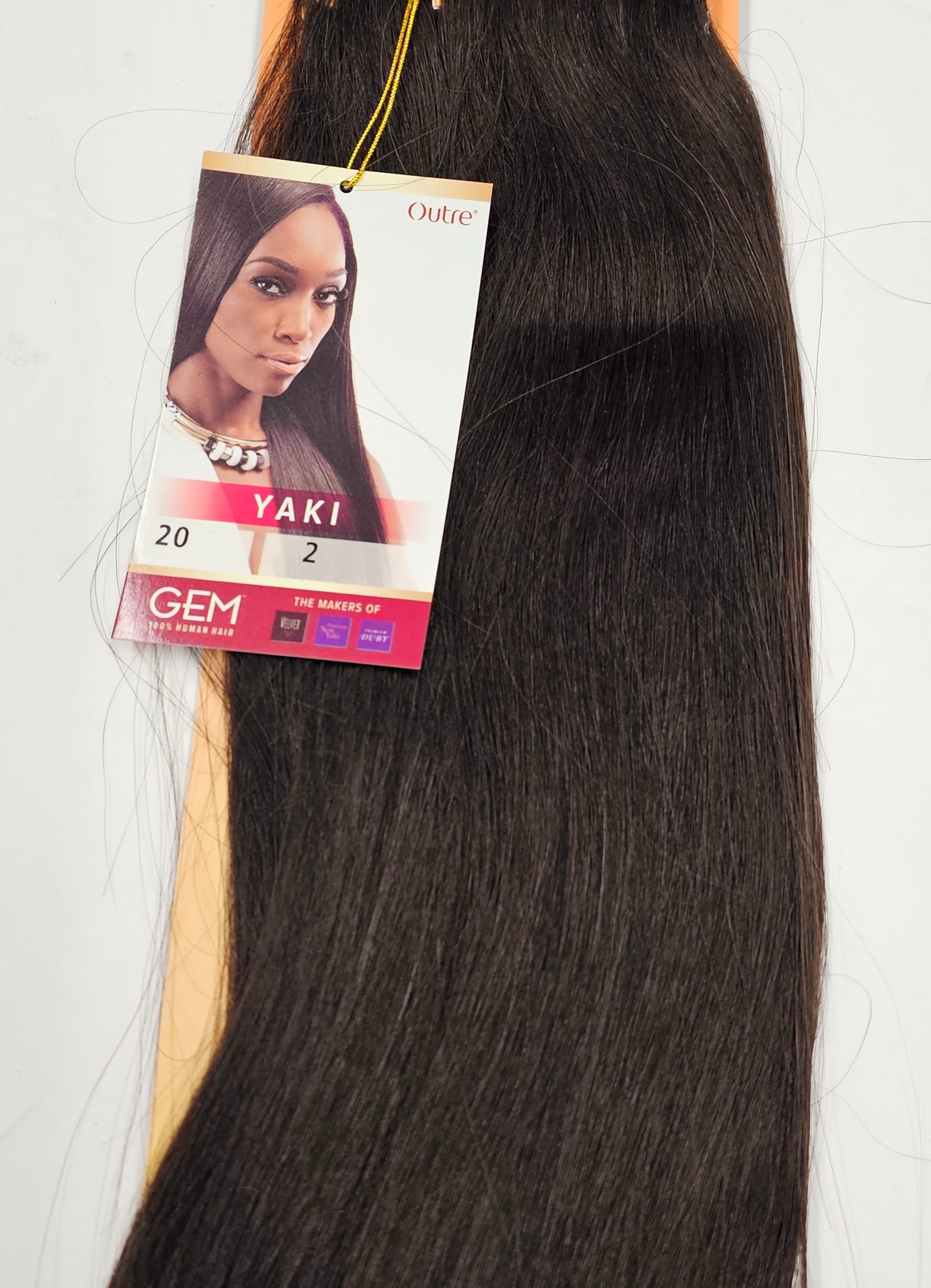 Human hair yaki weave argan oil smooth; shed-free straight sew-in weft. image 4