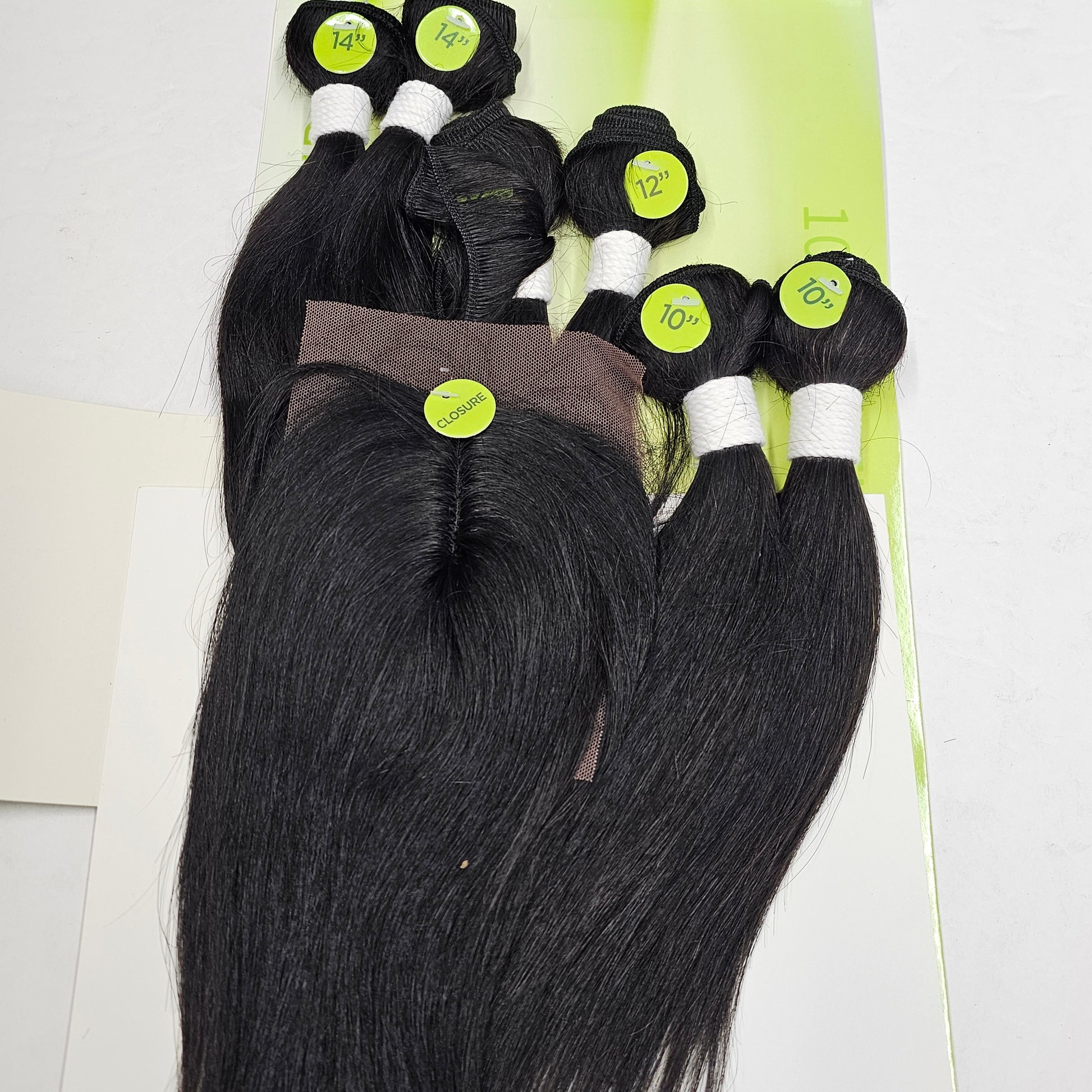 Unprocessed virgin remy hair 7pcs straight sew-in wefts; Brazilian multipack. image 3
