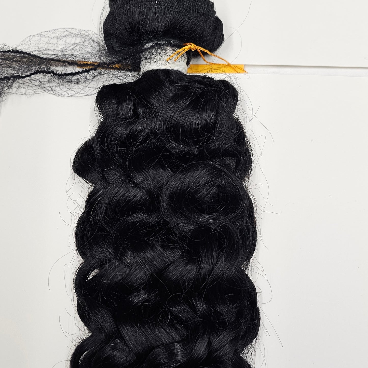 Unprocessed natural human hair weave new bohemian; curly sew-in weft. image 2