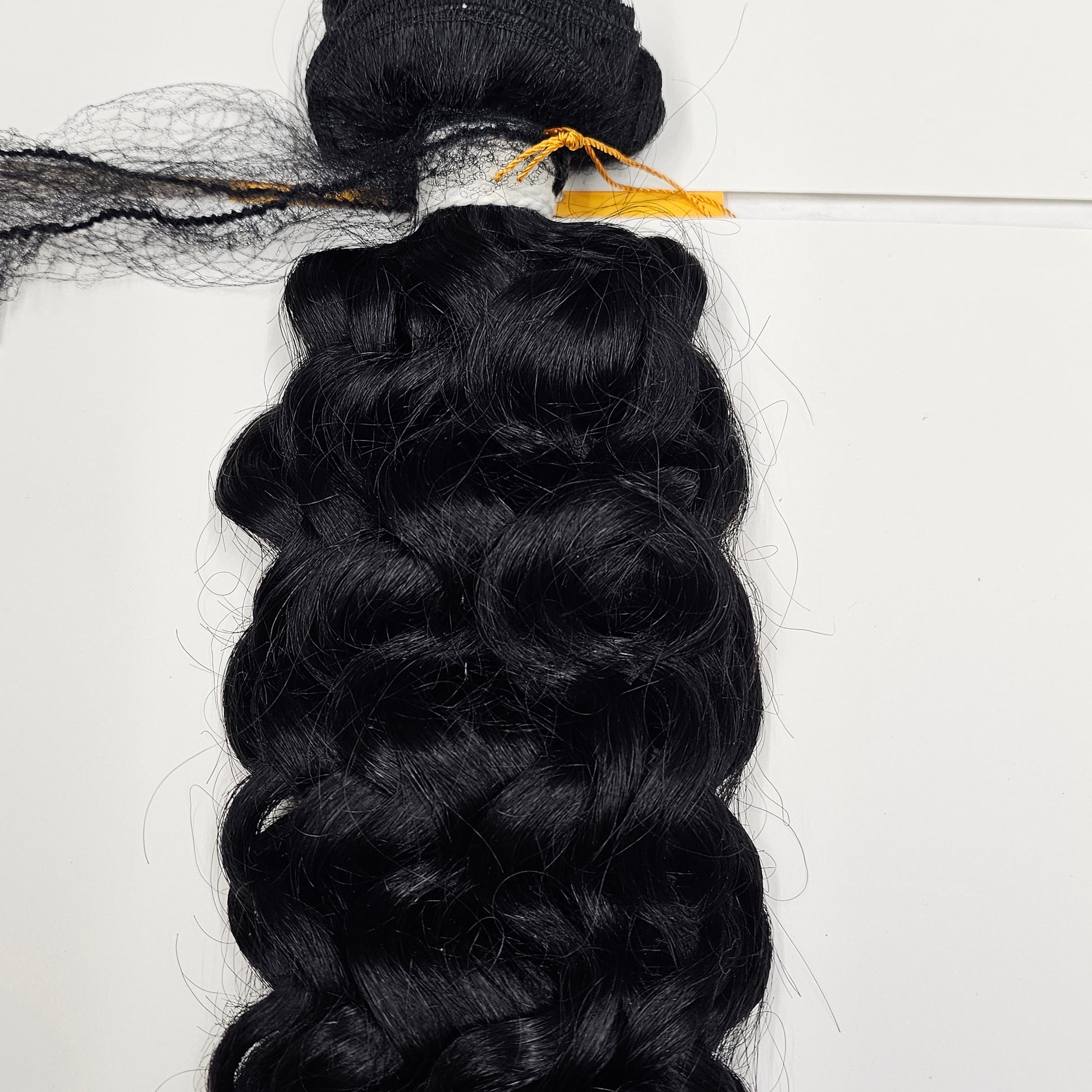 Unprocessed natural human hair weave new bohemian; curly sew-in weft. image 2