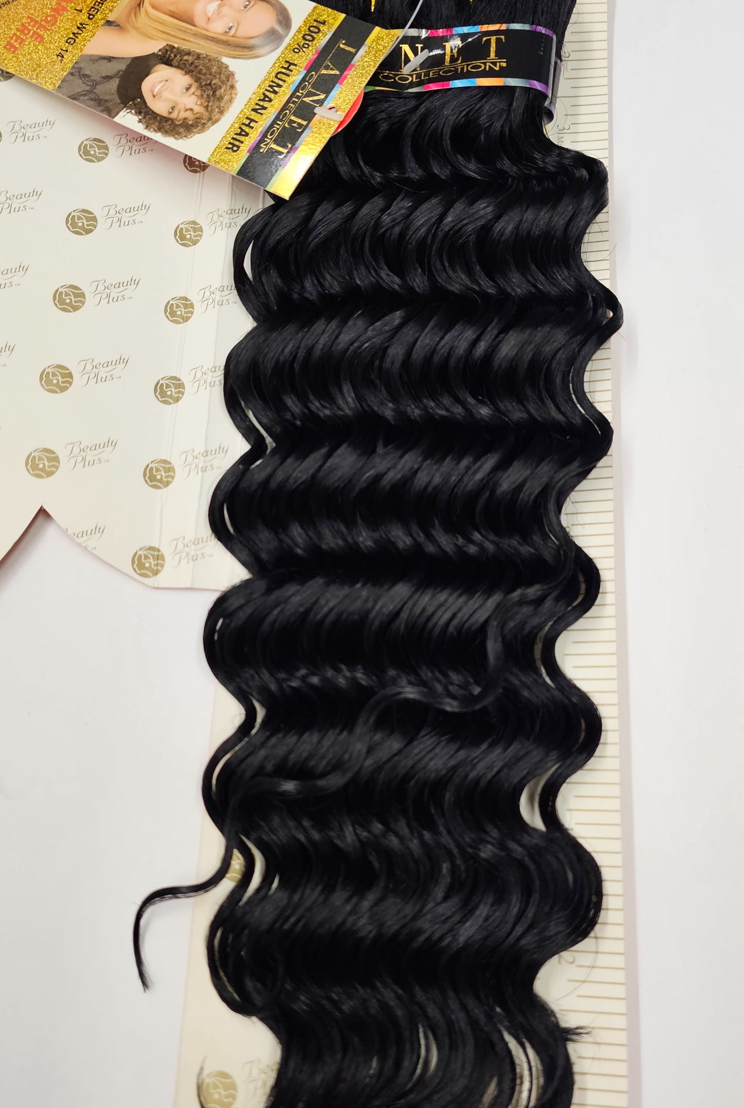 Curly human hair weave tangle-free for sew-in; new deep; wefts.. image 1