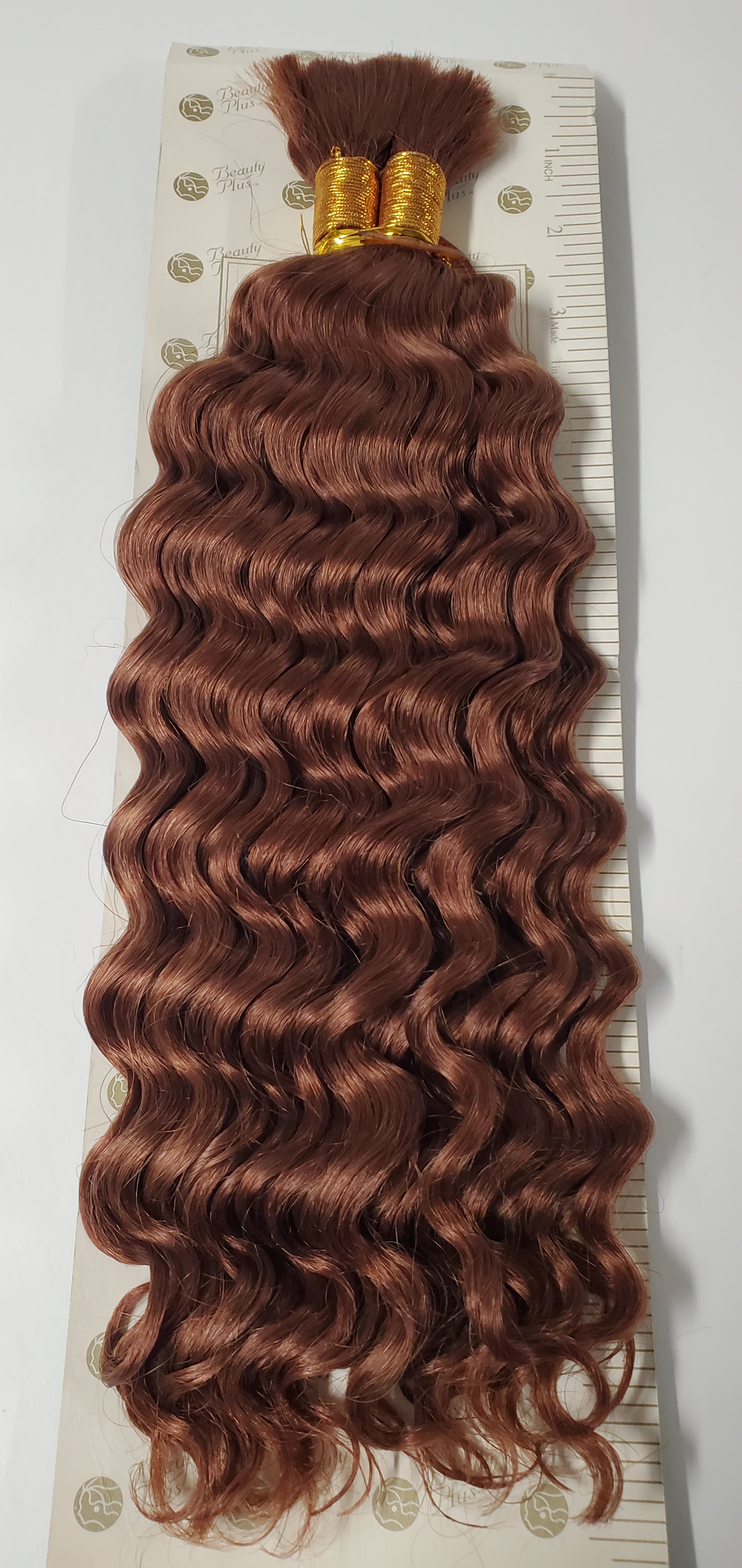 Human hair new deep bulk tangle-free for braiding; curly wet and wavy bulk hair. image 1