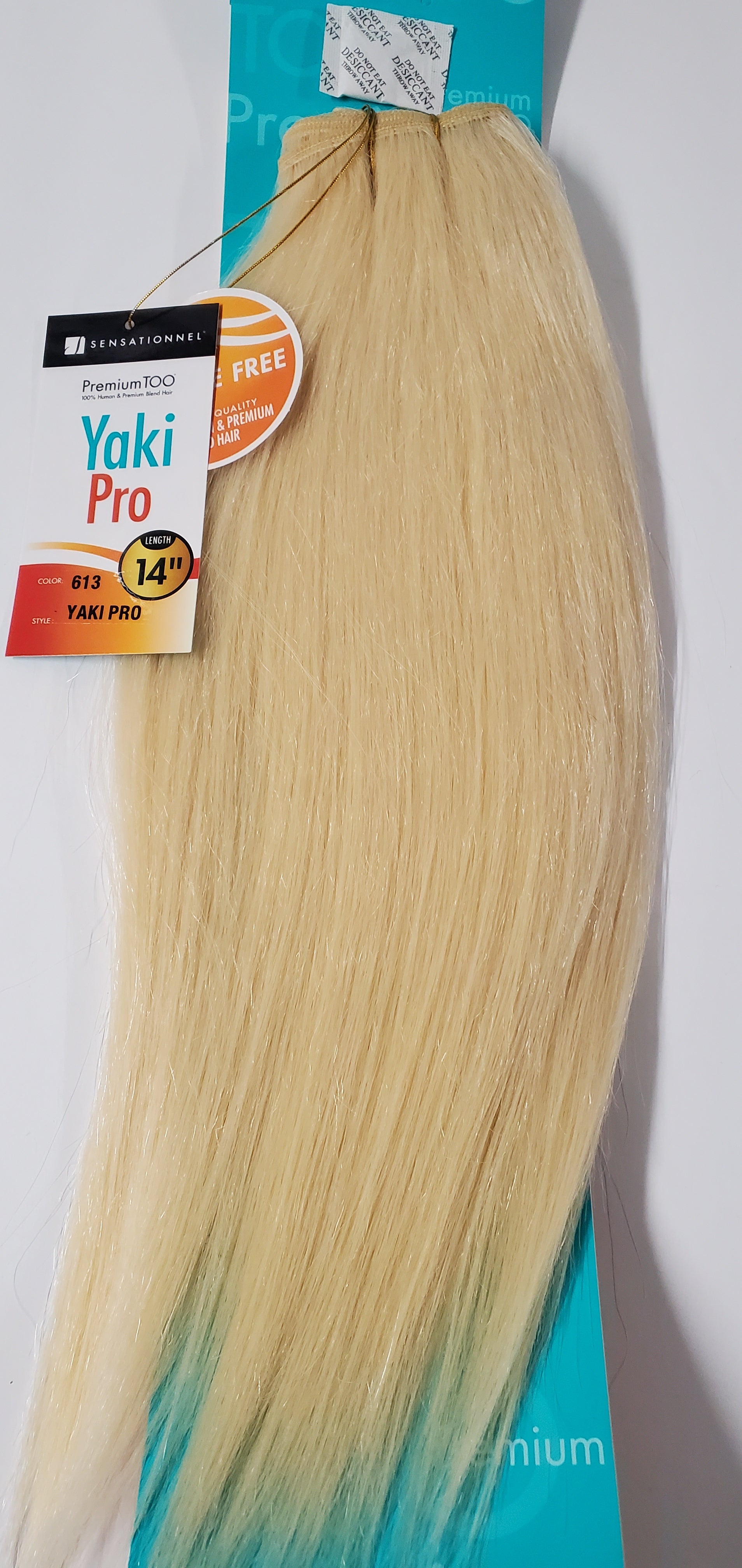 Human hair and premium blend weave; straight; sew-in; weft; for women image 0