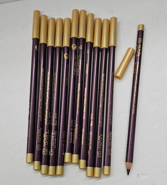 Set of 12 professional eyeliner pencils; Lilac; 0.043oz image 0