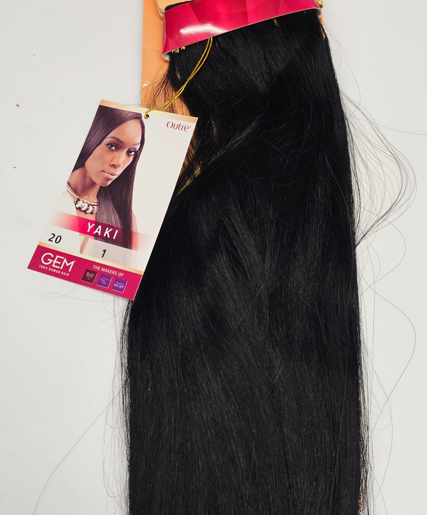 Human hair yaki weave argan oil smooth; shed-free straight sew-in weft. image 5