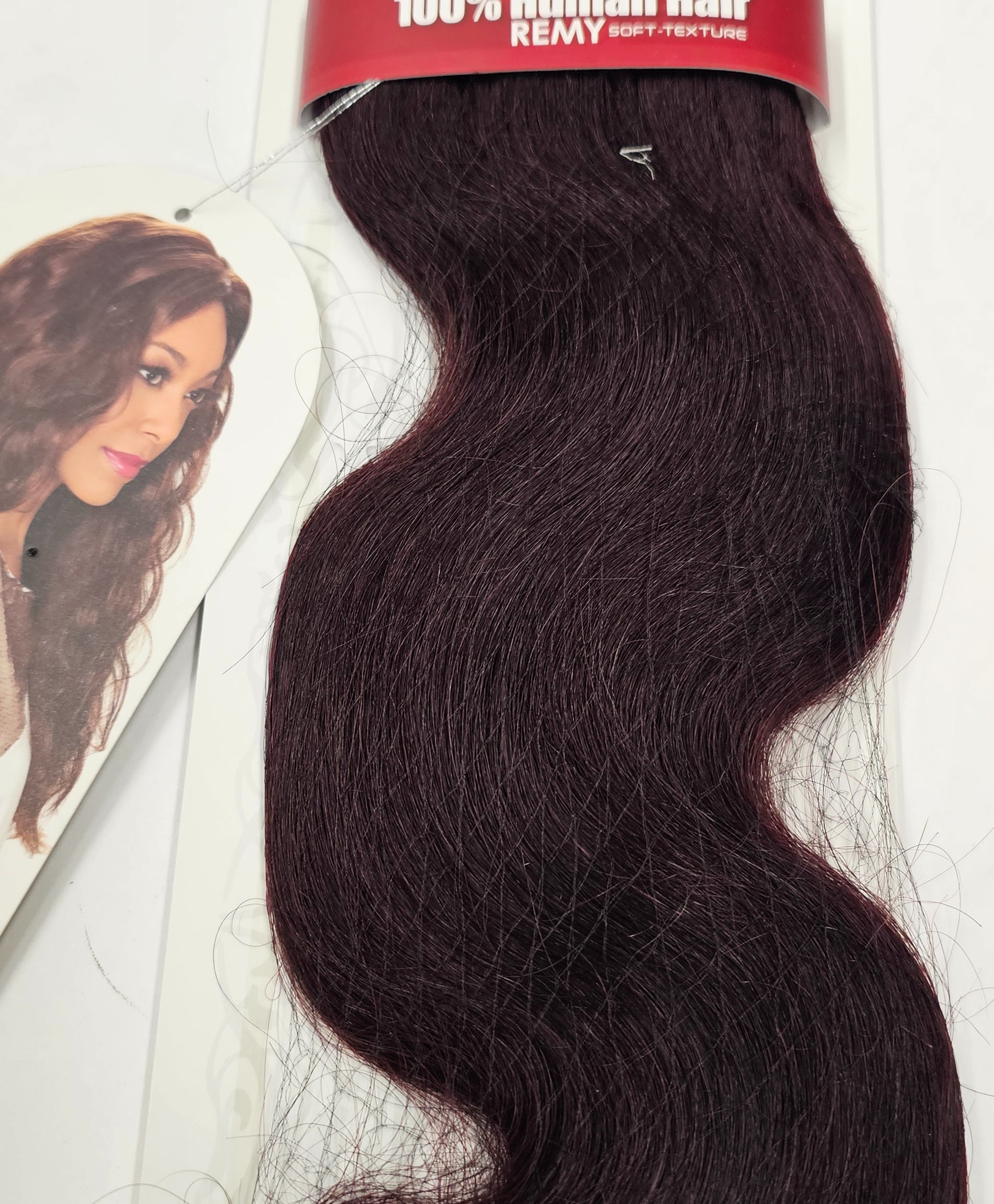 Curly human hair weave for sew-in; Vega remy body wave; soft texture; wefts. image 5